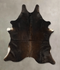 Chocolate Large Brazilian Cowhide Rug 6'4