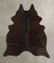 Chocolate Large Brazilian Cowhide Rug 6'1