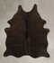 Chocolate Large Brazilian Cowhide Rug 6'1