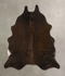 Chocolate Large Brazilian Cowhide Rug 5'10