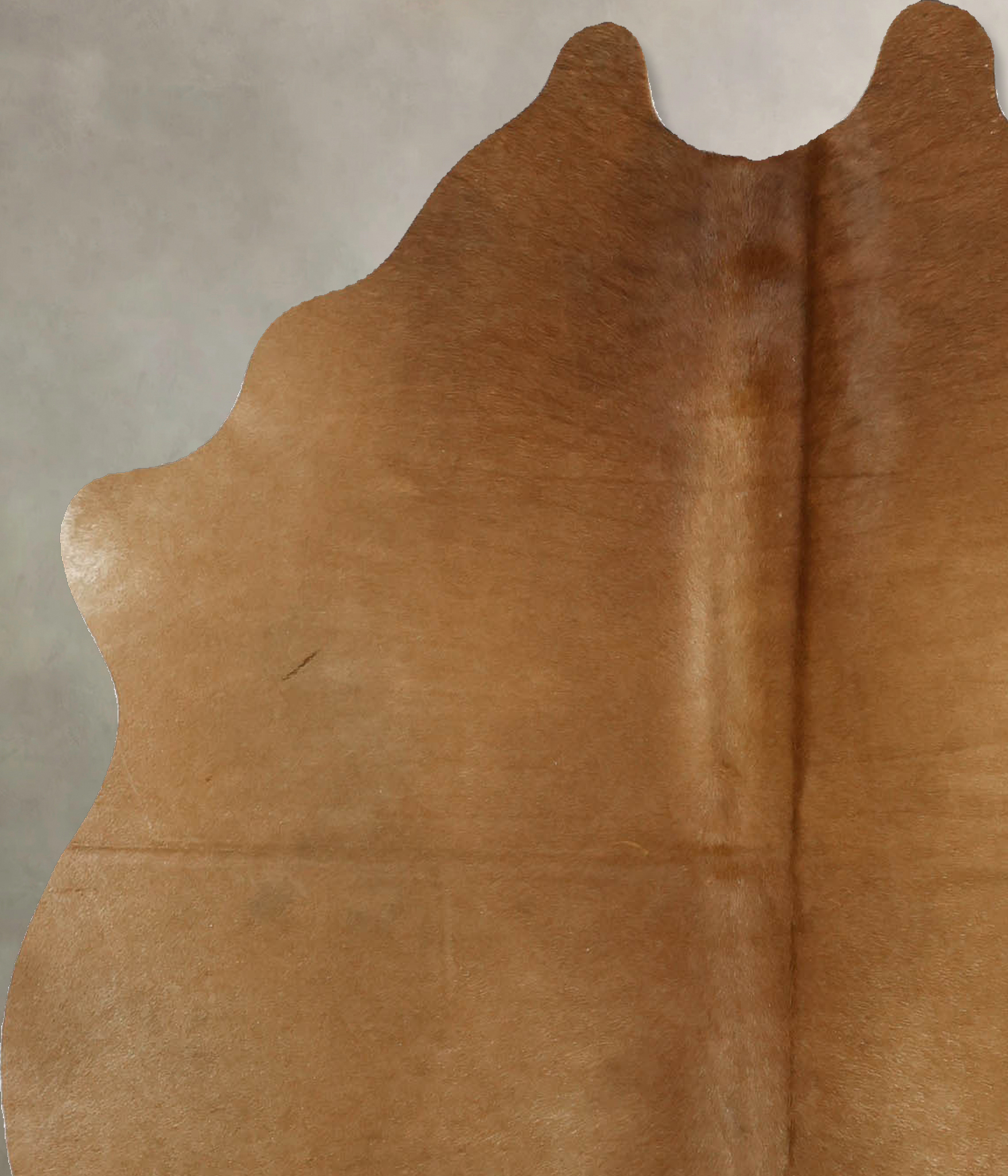 Solid Brown Cowhide Rug #B11392