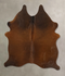 Warm Caramel Medium Brazilian Cowhide Rug 5'4