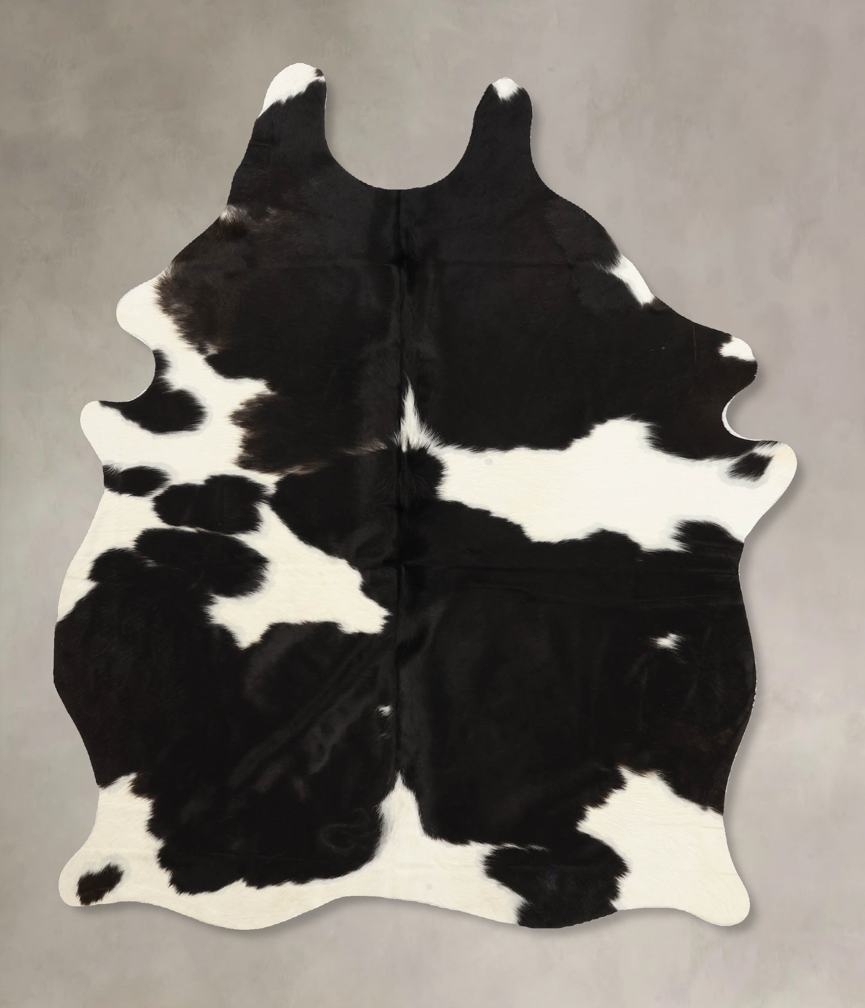 Black and White Cowhide Rug #B11412