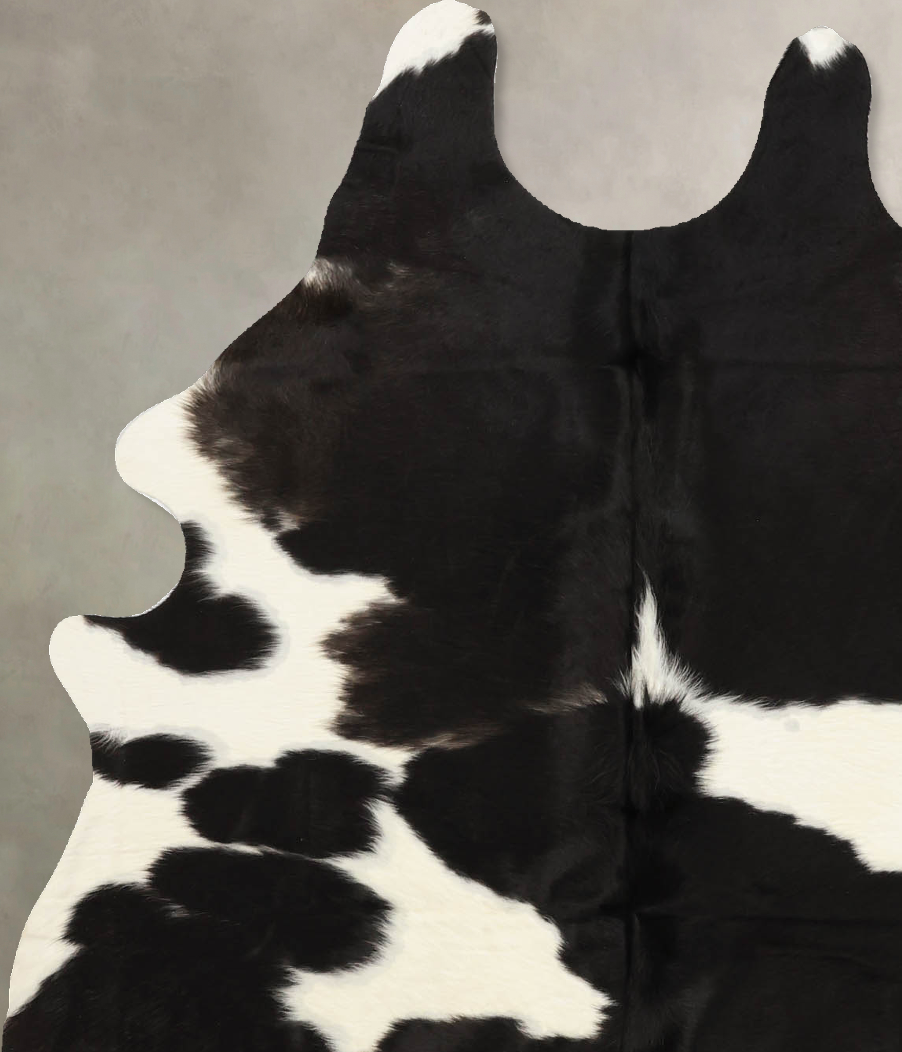 Black and White Cowhide Rug #B11412