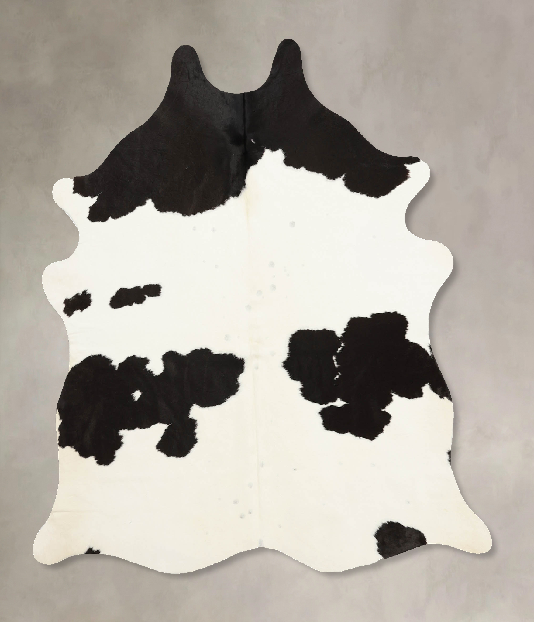 Black and White Cowhide Rug #B11415