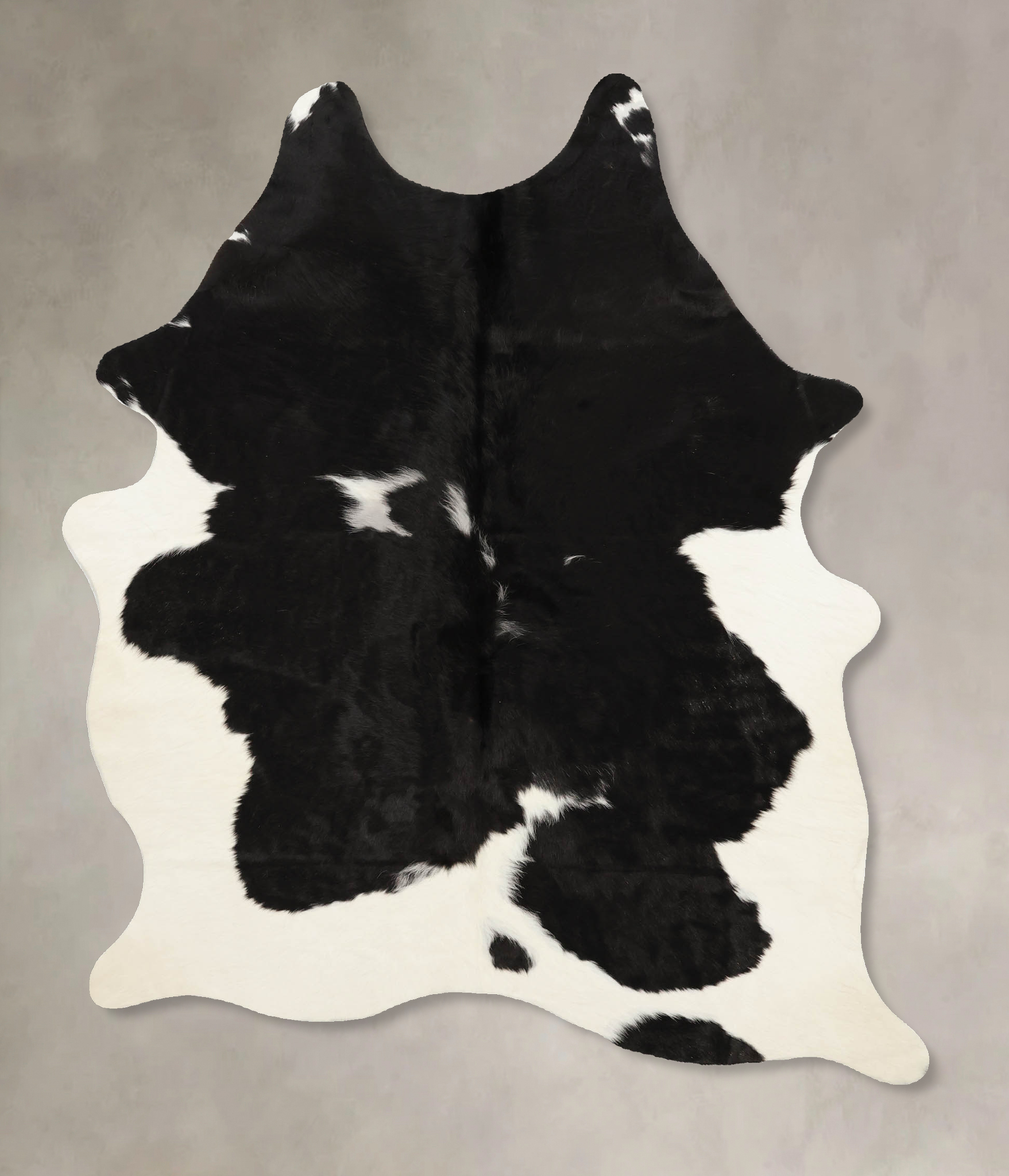 Black and White Cowhide Rug #B11420