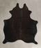 Chocolate Medium Brazilian Cowhide Rug 6'6