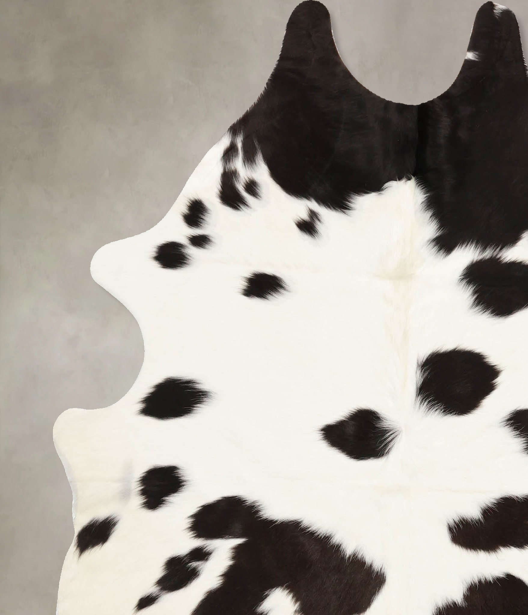 Black and White Cowhide Rug #B11424