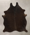 Chocolate Medium Brazilian Cowhide Rug 6'0