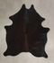 Chocolate Medium Brazilian Cowhide Rug 6'2