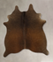 Warm Caramel Medium Brazilian Cowhide Rug 5'2