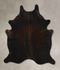 Chocolate Large Brazilian Cowhide Rug 5'9