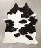 Black and White Medium Brazilian Cowhide Rug 6'3