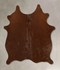 Solid Brown Medium Brazilian Cowhide Rug 5'8