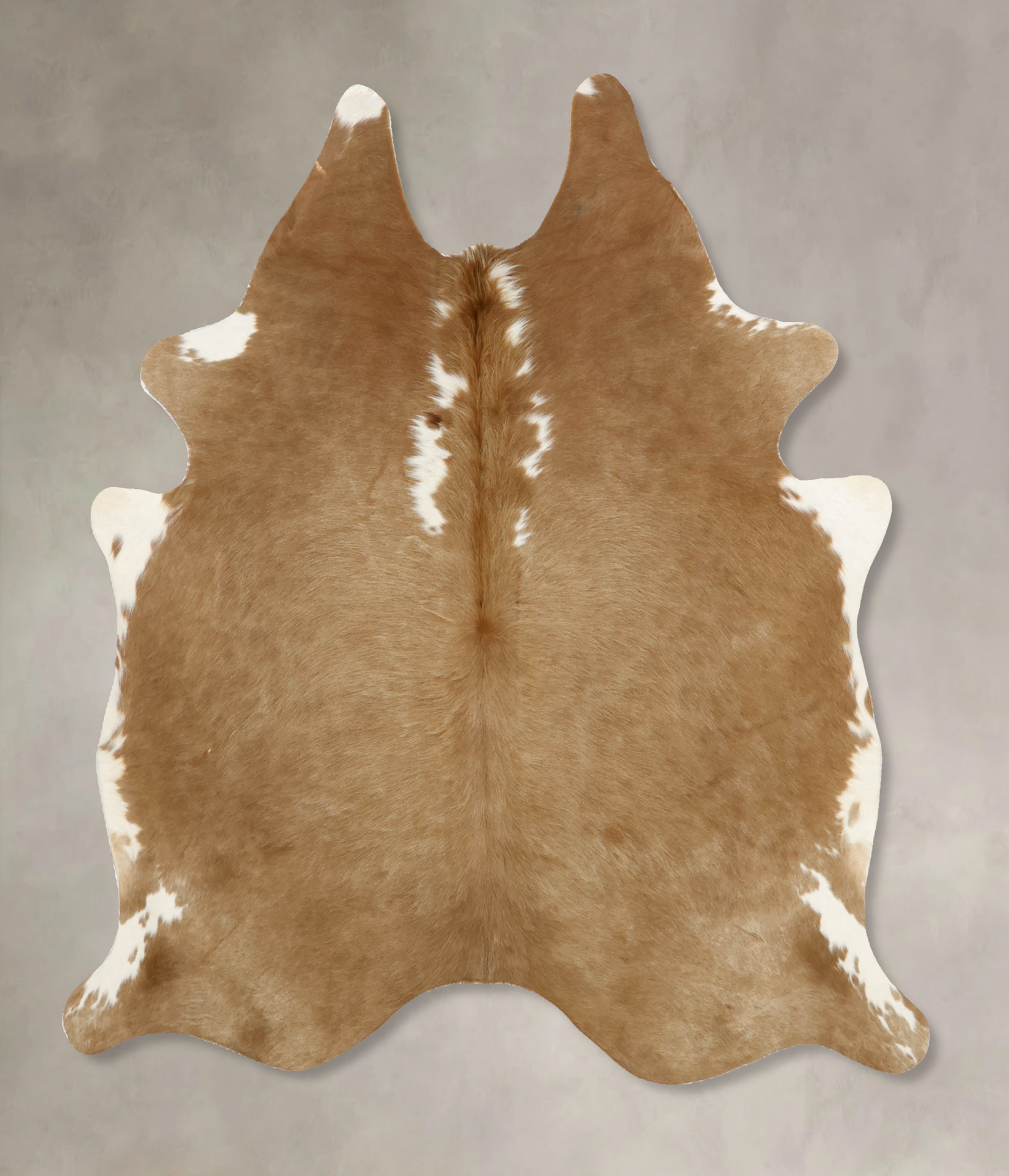 Brown and White Regular Cowhide Rug #B11461