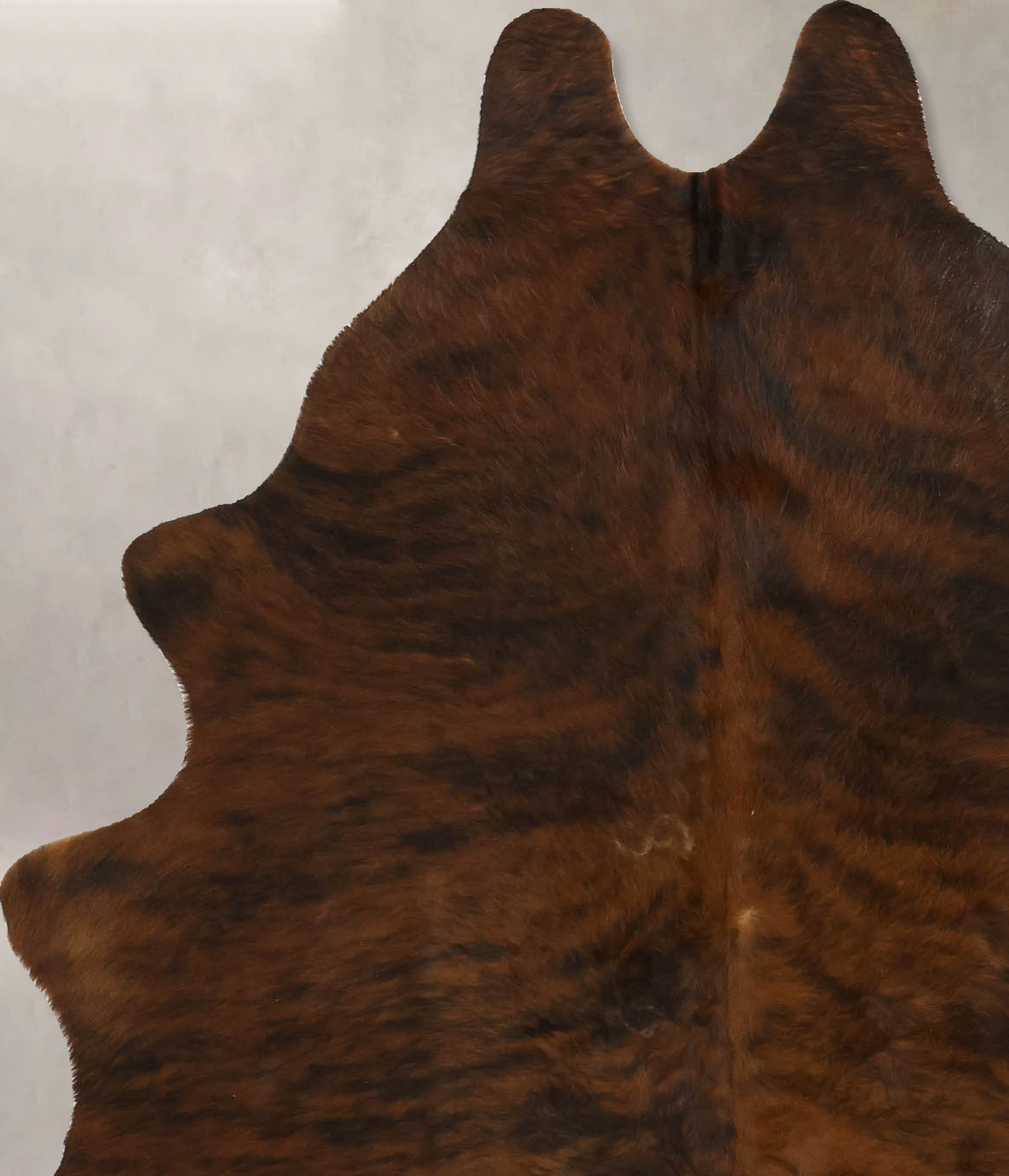 Dark Brindle Cowhide Rug #B11477