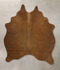 Solid Brown Medium Brazilian Cowhide Rug 5'4