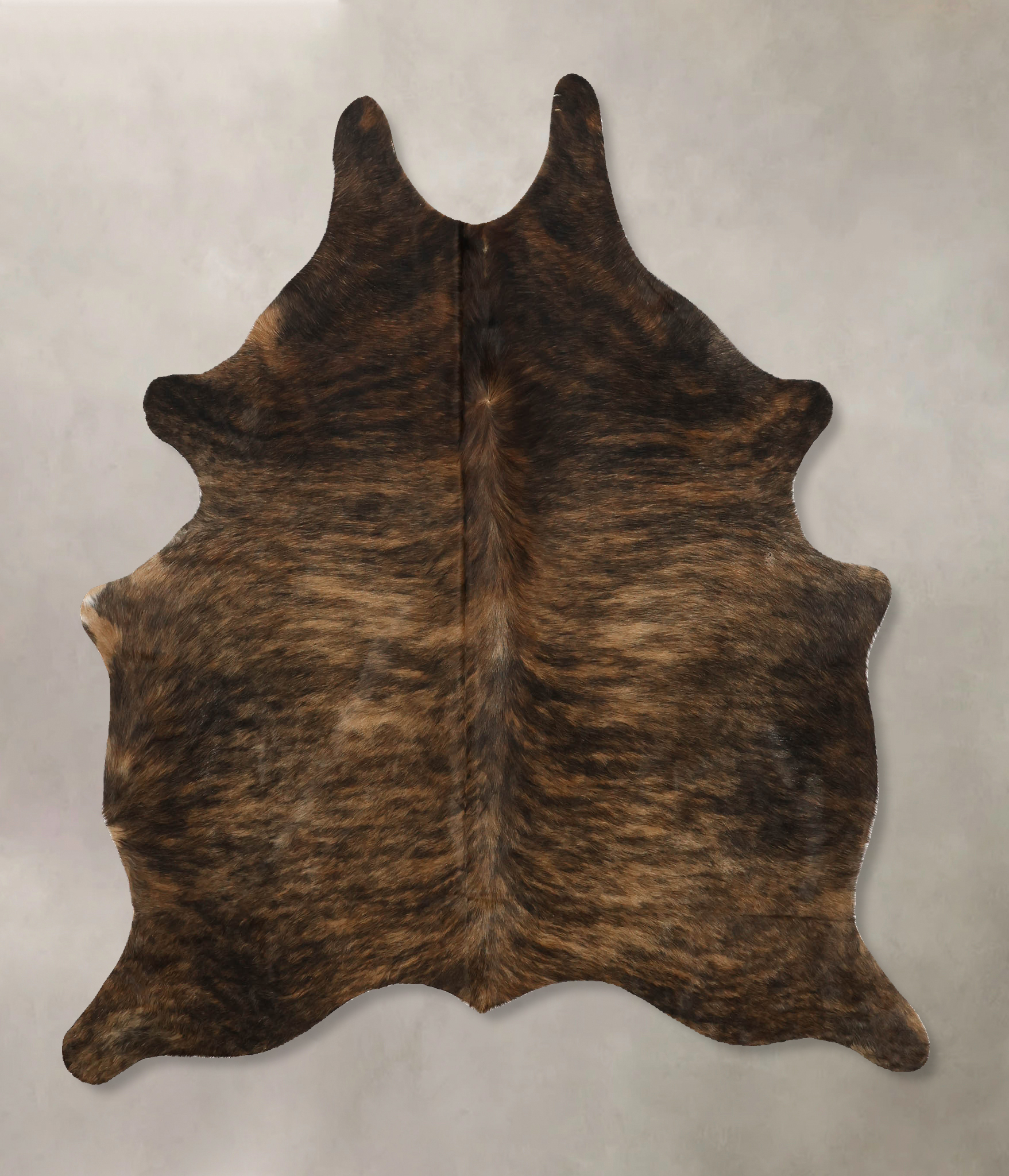 Dark Brindle Cowhide Rug #B11484