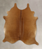 Solid Brown Medium Brazilian Cowhide Rug 5'9