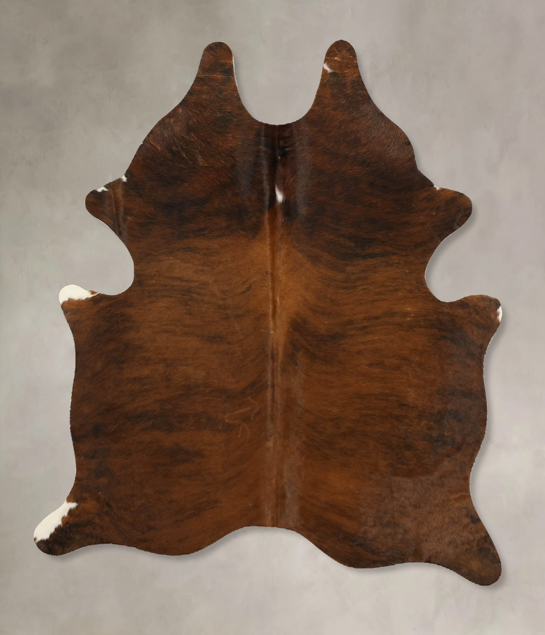 Dark Brindle Cowhide Rug #B11494