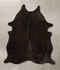 Chocolate Medium Brazilian Cowhide Rug 6'2