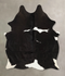 Black and White Medium Brazilian Cowhide Rug 6'0