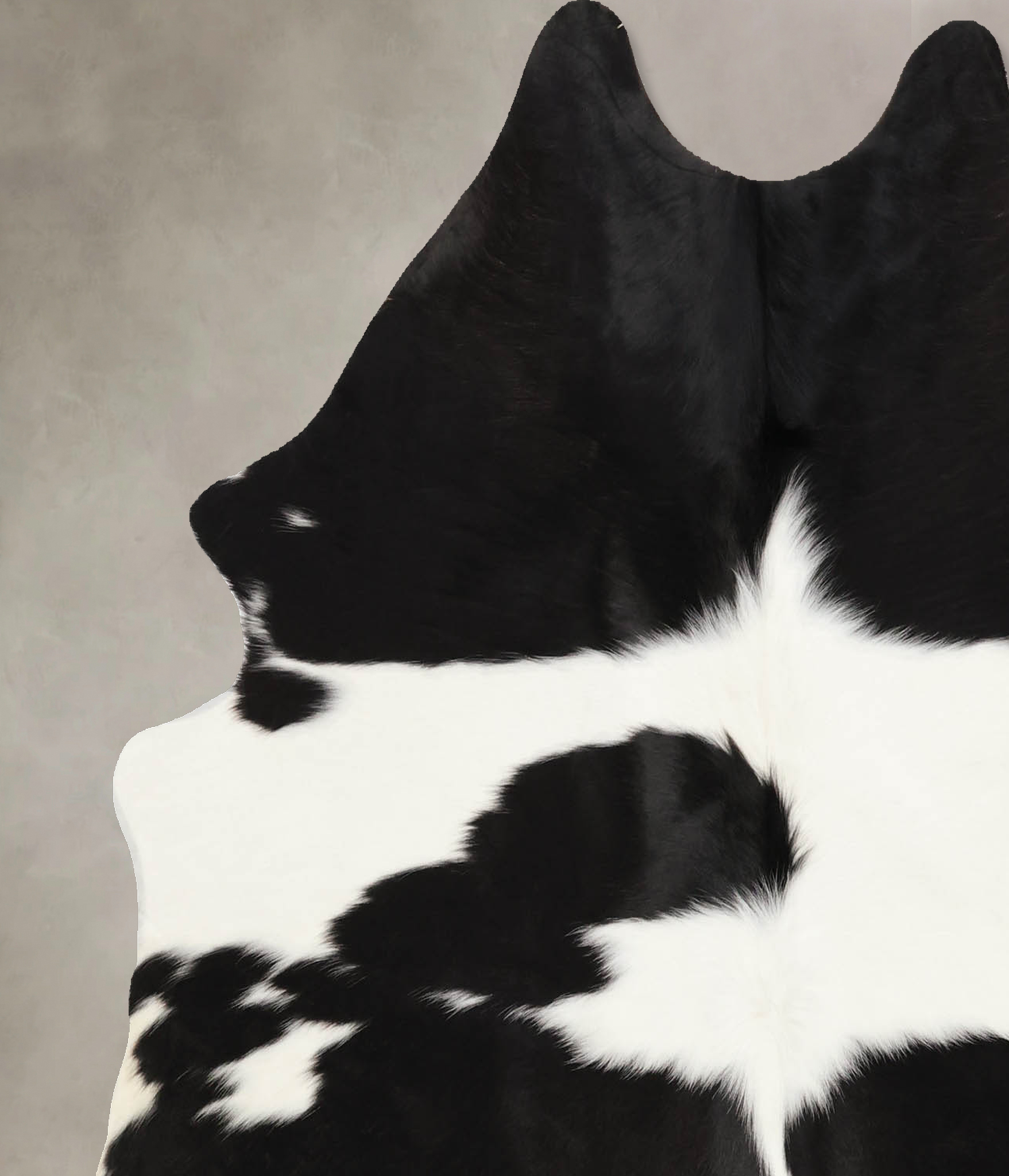 Black and White Cowhide Rug #B11528