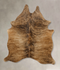 Medium Brindle Large Brazilian Cowhide Rug 5'9