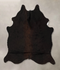 Chocolate Large Brazilian Cowhide Rug 5'9