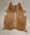 Solid Brown Medium Brazilian Cowhide Rug 6'2