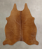 Solid Brown Medium Brazilian Cowhide Rug 5'0