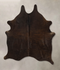 Chocolate Large Brazilian Cowhide Rug 5'10