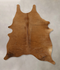 Solid Brown Large Brazilian Cowhide Rug 6'6