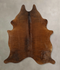 Warm Caramel Large Brazilian Cowhide Rug 5'11