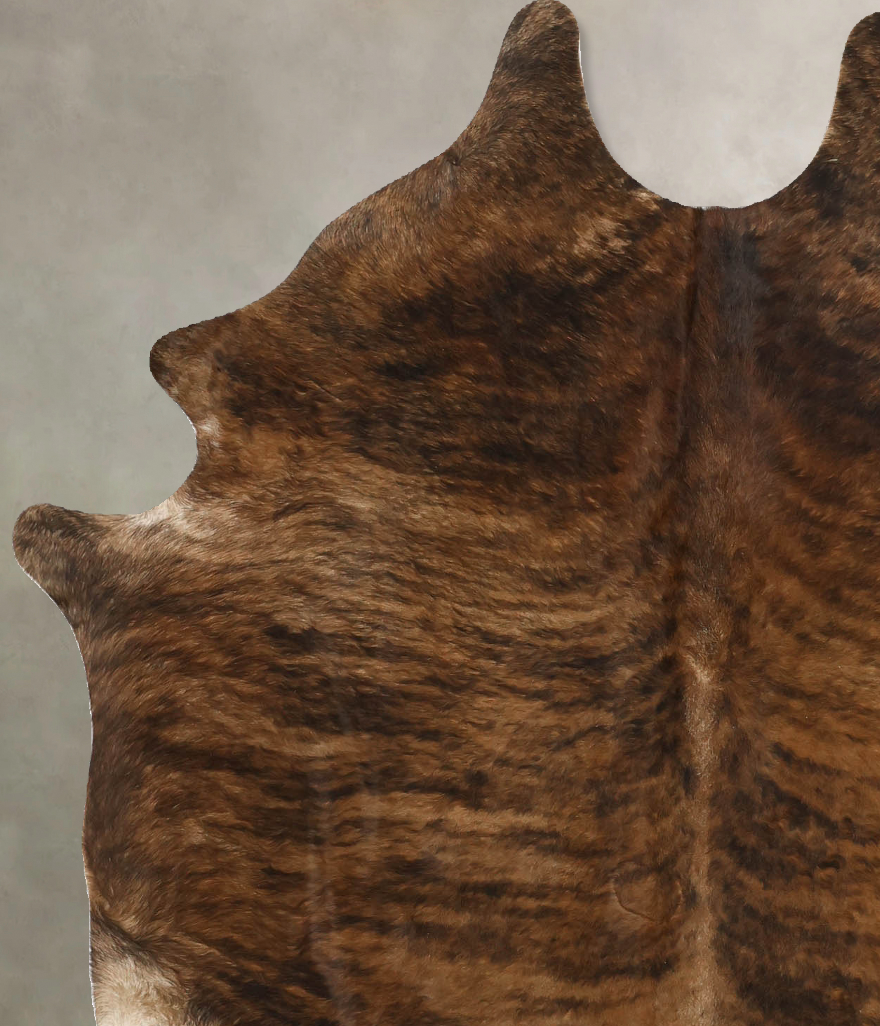 Dark Brindle Cowhide Rug #B11558