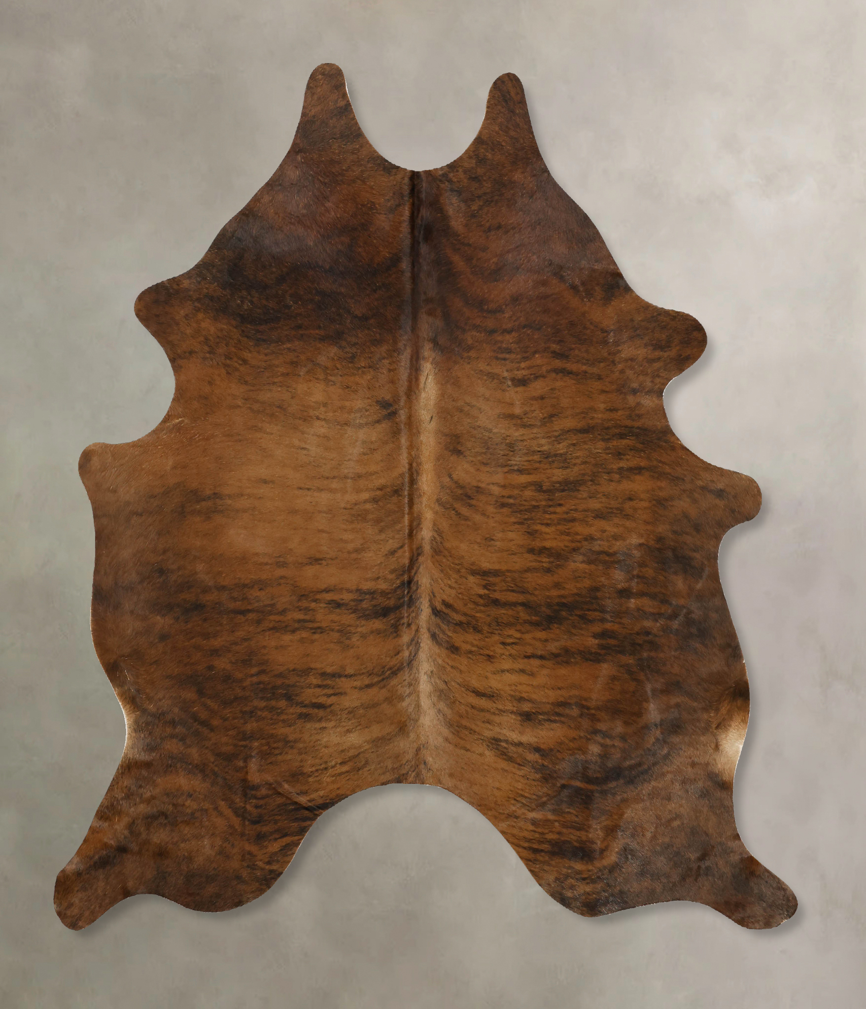 Dark Brindle Cowhide Rug #B11560