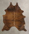 Dark Brindle Large Brazilian Cowhide Rug 6'7