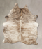 Light Brindle Medium Brazilian Cowhide Rug 5'10