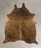 Medium Brindle Large Brazilian Cowhide Rug 6'3