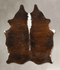 Tricolor Medium Brazilian Cowhide Rug 5'9