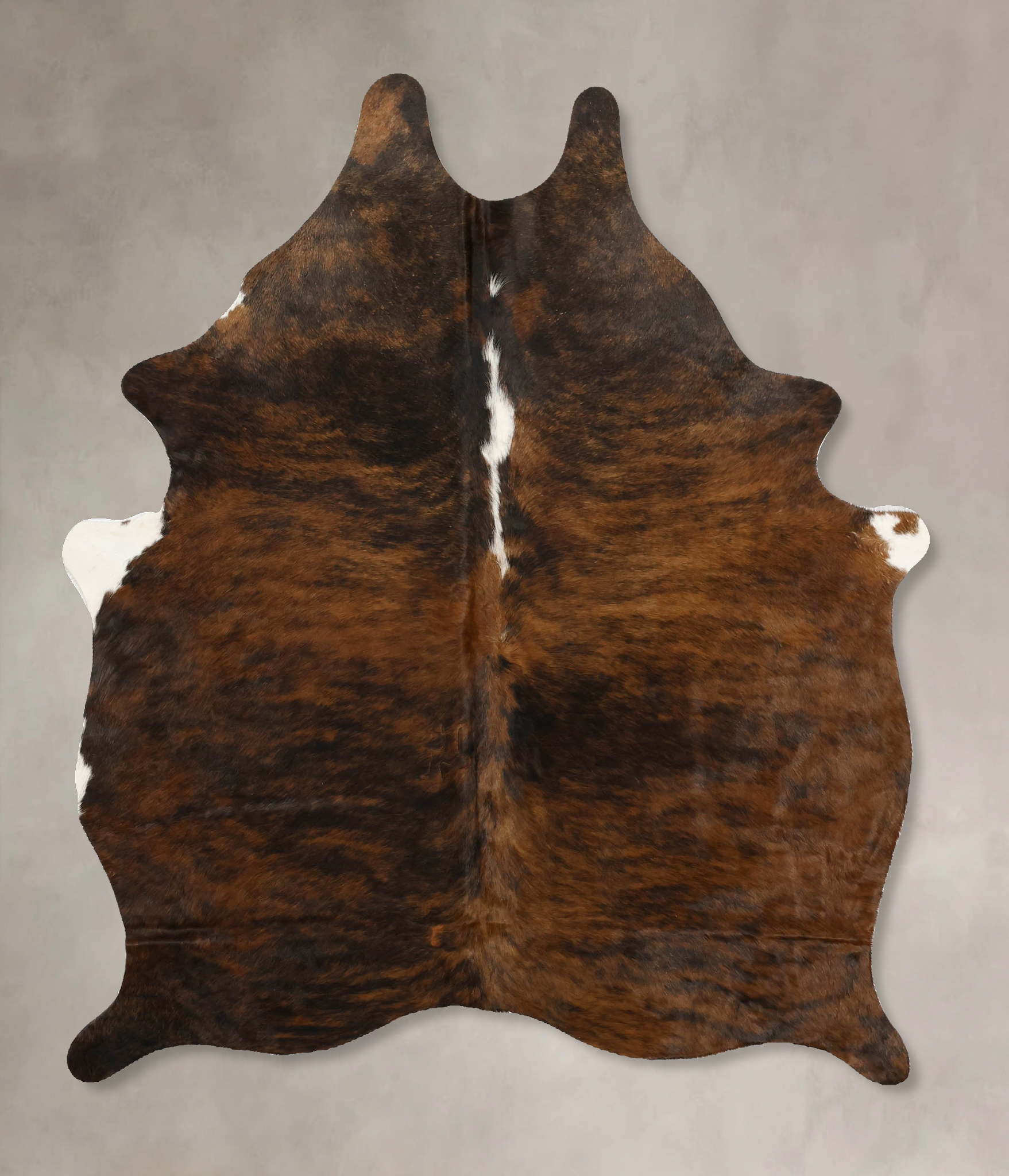 Dark Brindle Cowhide Rug #B11570