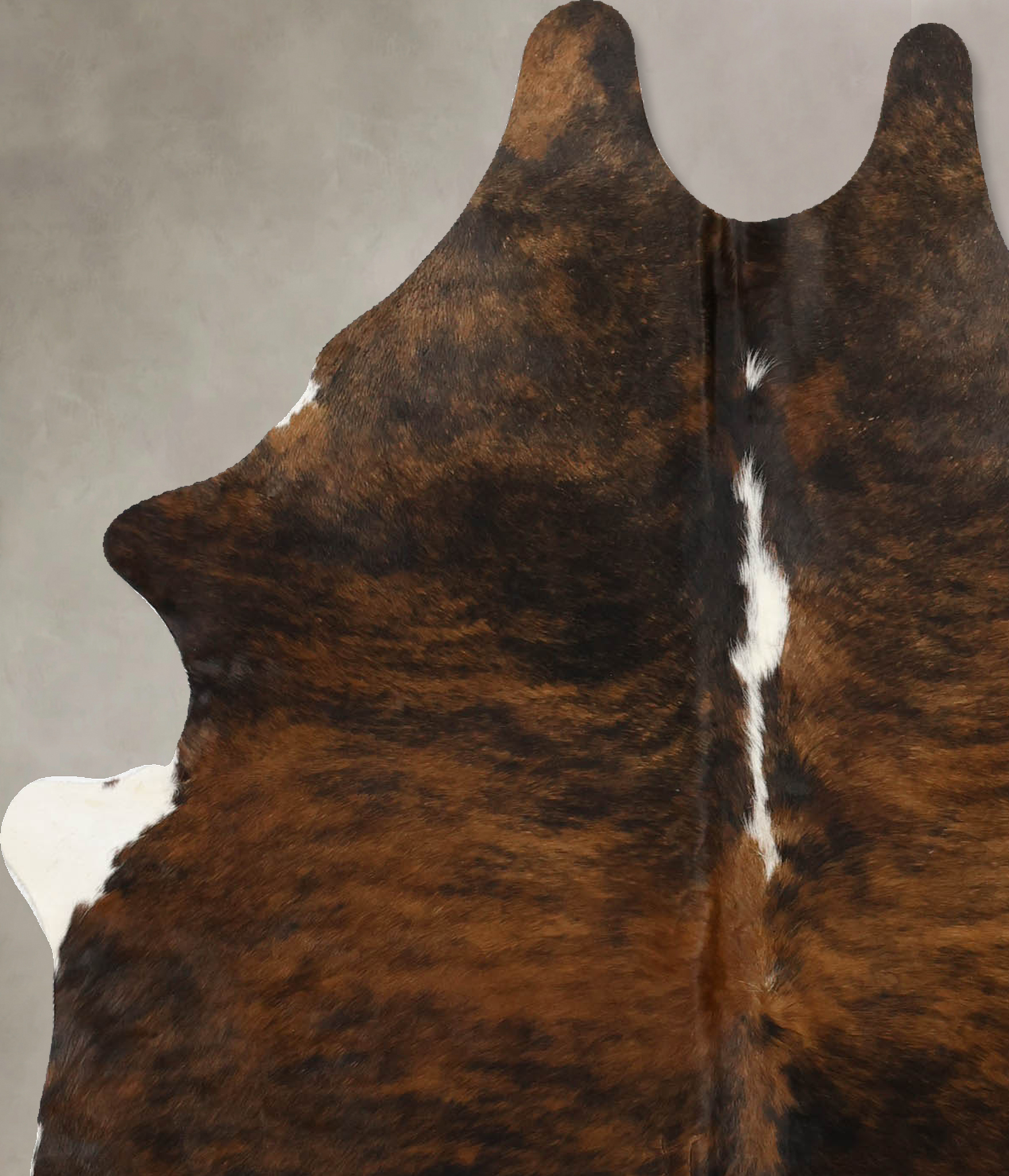 Dark Brindle Cowhide Rug #B11570