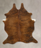 Medium Brindle Large Brazilian Cowhide Rug 6'2