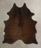 Chocolate Medium Brazilian Cowhide Rug 6'0