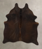 Chocolate Medium Brazilian Cowhide Rug 5'5