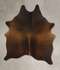 Chocolate Large Brazilian Cowhide Rug 6'4