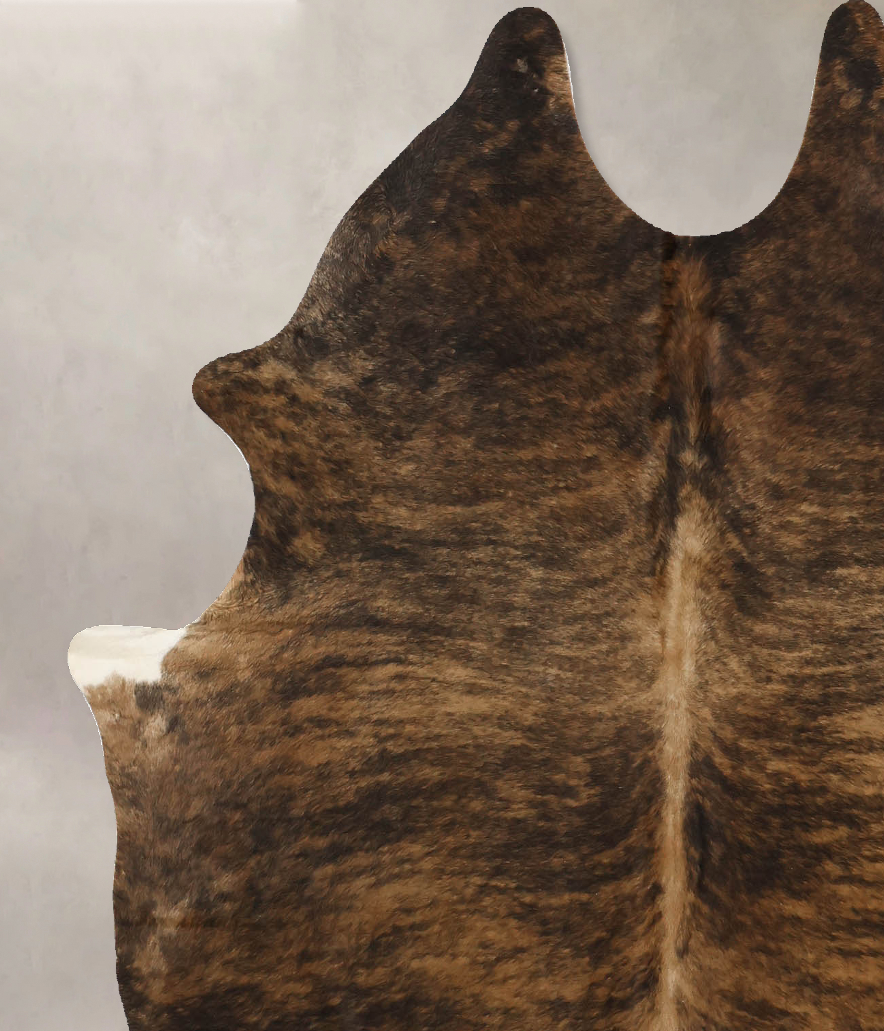 Dark Brindle Cowhide Rug #B11597