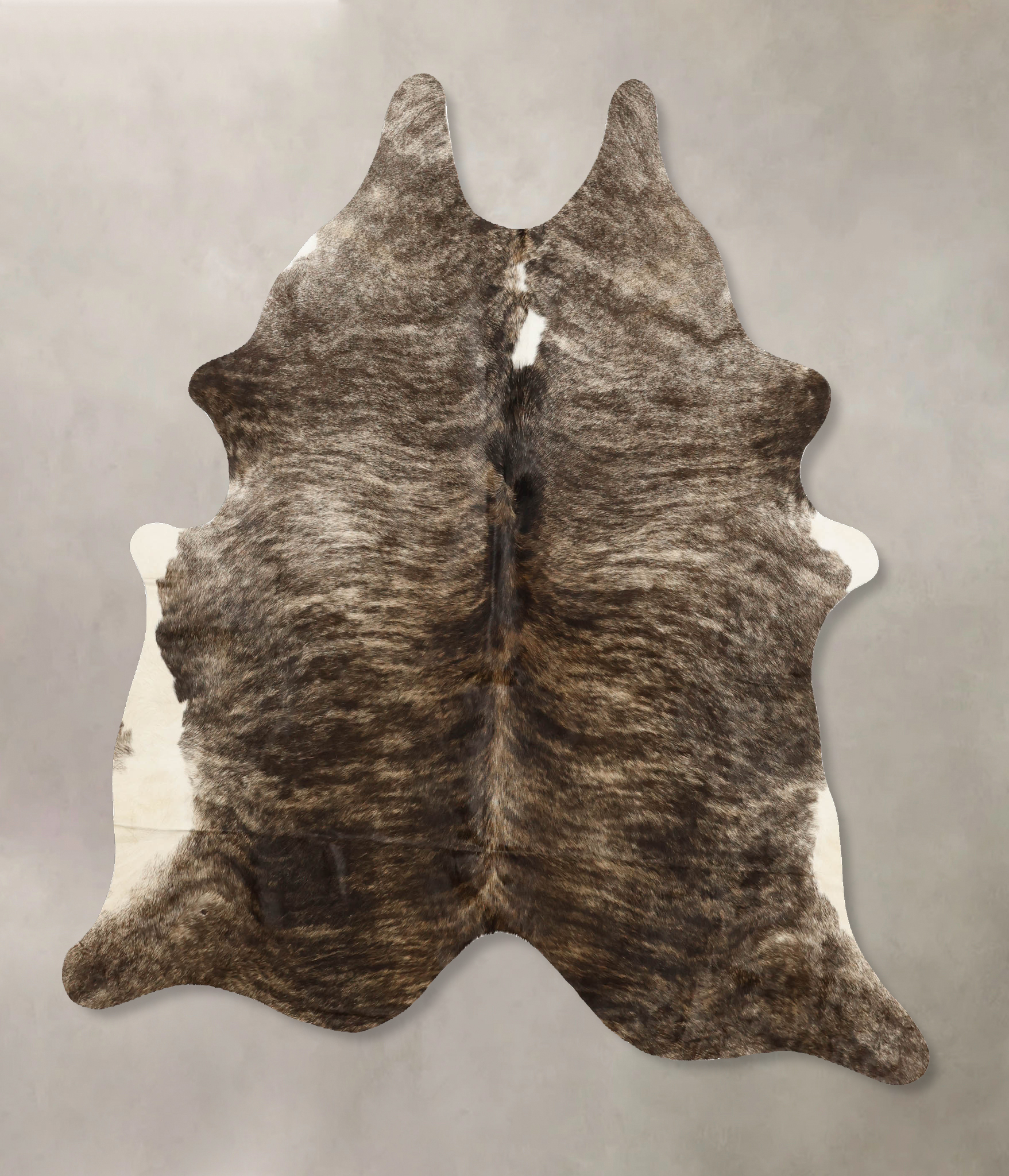 Dark Brindle Cowhide Rug #B11604