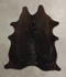 Chocolate Medium Brazilian Cowhide Rug 6'4