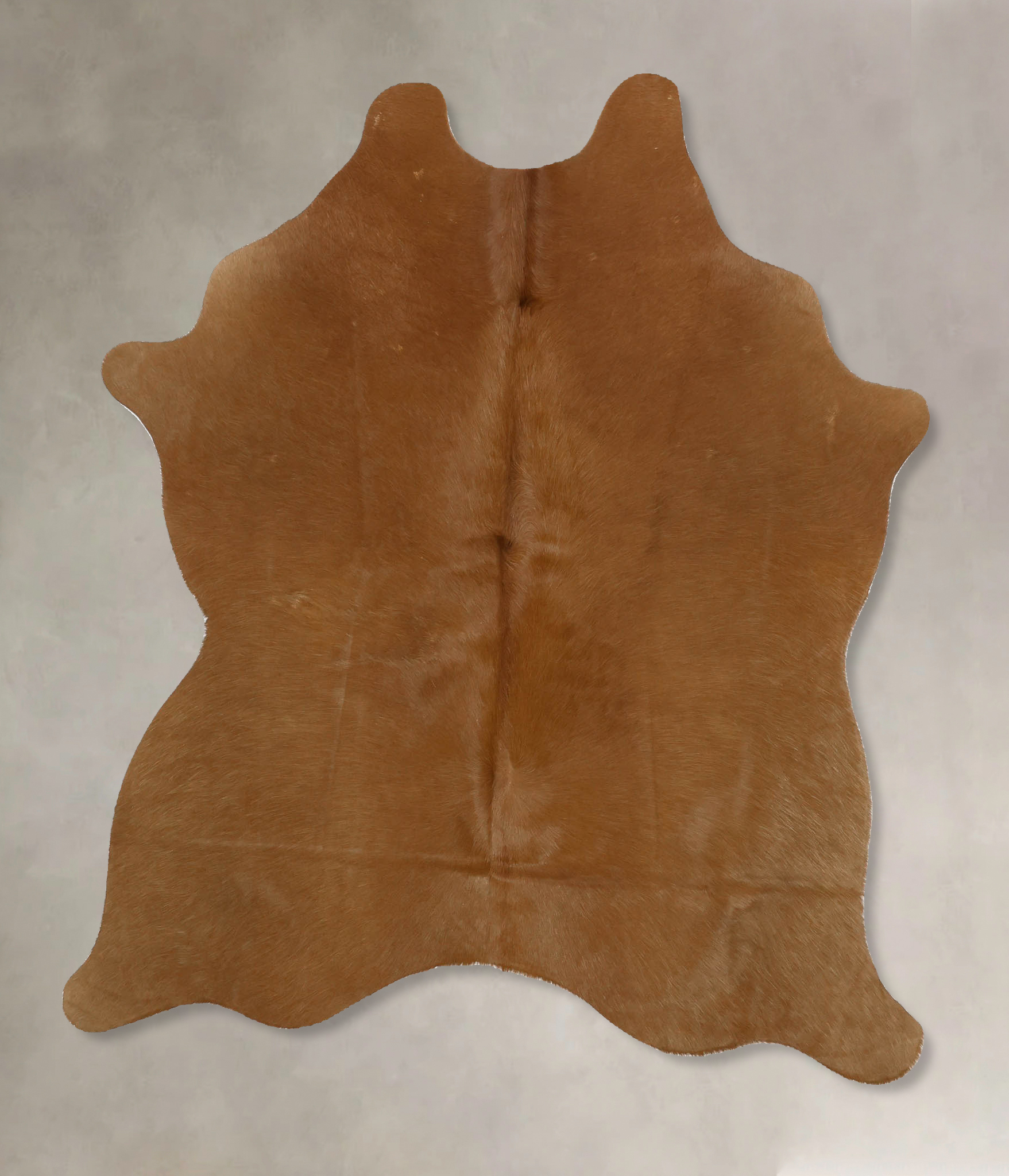 Solid Brown Cowhide Rug #B11619